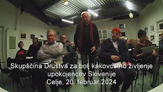 Skupščina društva platforme NoSUS  Nove Socialne unije Slovenije [upl. by Lema]