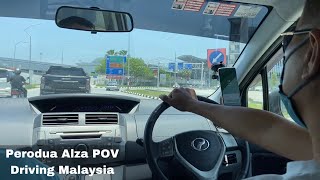 2009 Perodua AlzaDaihatsu Boon Luminas POV Grab Drive Penang Malaysia Georgetown [upl. by Cottle]