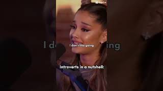 Arianna Grande meme introvert shorts funny arianagrande foryou [upl. by Aielam]