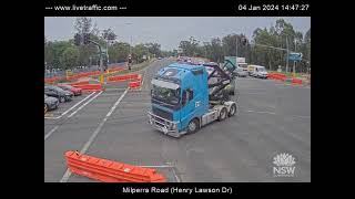 Milperra Road at Henry Lawson Dr  2024Jan04  Australia [upl. by Catherin]