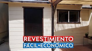 Como colocar Revestimiento de Madera para exteriores  Construcción del taller pt 1 [upl. by Lehplar]