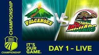 Windwards v Guyana  Day 1  West Indies Championship  Thursday 6 December 2018 [upl. by Cadmann774]