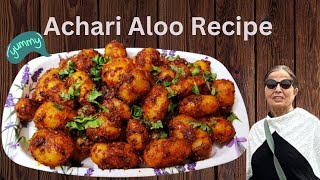 Achari Aloo Recipe [upl. by Nodgnal]