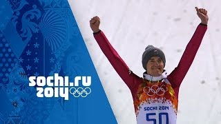 Mens Ski Jumping  Normal Hill Final  Stoch Wins Gold  Sochi 2014 Winter Olympics [upl. by Reld]