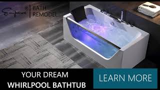 2023 59 in Whirlpool Rectangular Bathtub  EMPV59JT408 [upl. by Adnoluy790]