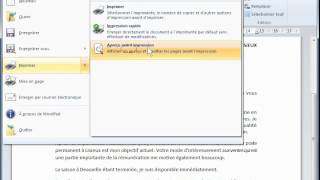 Comment faire un aperçu et imprimer une lettre sous Windows7wwwformenligneorg [upl. by Tillfourd]