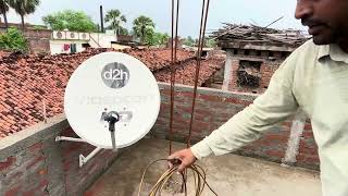 यें कहाँ लगवा लिया टीवीD2H VIDEOCONE HD ANTINA PE SIGNAL SETTINGS DD FREE DISH [upl. by Aigroeg]