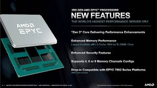 AMD Introduces EPYC 7003 Milan Server Processors [upl. by Aseel]