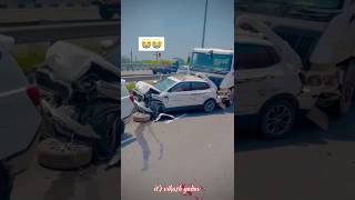 4 Car Crashed Ek Sath Baleno WagonR Innova Škoda And Truck shorts On the Highway [upl. by True]