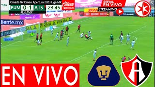 Pumas Vs Atlas En Vivo 🔴Partido Hoy Pumas Vs Atlas En Vivo ✅Donde Ver Pumas Vs Atlas J16 Liga [upl. by Werdnaed539]