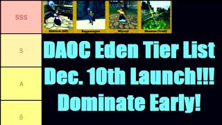 DAOC EDEN Server Launch Tier List Dec 10th [upl. by Safir875]