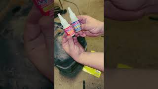 Rapid Fix duel system adhesive to repair plastic fuel tank will it hold up mechanic howto [upl. by Tiertza]