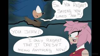 Comics of Sonamy Sonic Dark Love [upl. by Cesar]