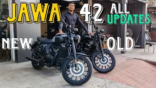 2024 Jawa 42 All Updates l Jawa 42 old vs New Comparison 🔥 l Jawa 42 with All updates 2024 l MRCars [upl. by Sirenay]