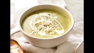 Healthy Creamy Zucchini Soup [upl. by Neumann]