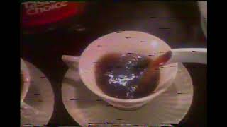 Tasters Choice fresh brewed coffee commercial 1982 poor quality [upl. by Kaufmann]