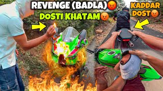 RevengeBadla😡 DOSTI KHATAM ❌❤️‍🩹  Saza Comment karo😡  SUPERBIKE Preparation for Ladakh Ride [upl. by Hayton851]