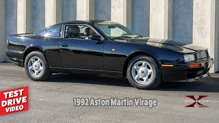 1992 Aston Martin Lagonda Virage  START and DRIVE [upl. by Sucramed450]