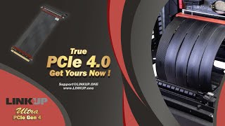 LINKUP Ultra PCIE 40 Riser Cable Tested with x570 and RX5700 GPUs on 3DMark PCIE Feature Test [upl. by Elda]