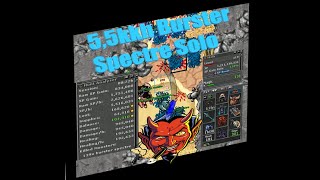 TIBIA  2023  MS 419  BURSTER SPECTRE SOLO 55kkh exp [upl. by Leidag223]