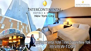 INTERCONTINENTAL HOTEL TIMES SQUARE NEW YORK REVIEW [upl. by Damahom872]