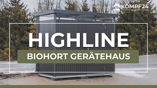 Gerätehaus Montage  Biohort Highline [upl. by Eelanaj981]