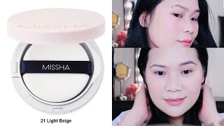 MISSHA Magic Cushion Cover Lasting first Impressions yesstyle YesStyleReview [upl. by Aropizt]