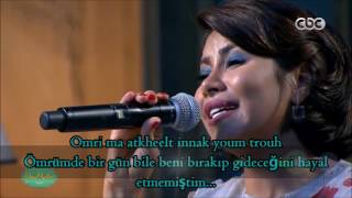 Sherine  Keda Alby Live Arabic Lyrics amp Türkçe Altyazı 2017 [upl. by Attevaj117]