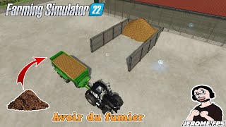 🚜FR TUTO FARMING SIMULATOR 22 Comment produire du fumier [upl. by Joceline967]