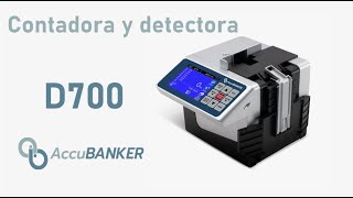 D700 AccuBANKER guía de inicio rápido [upl. by Dwight62]