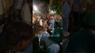 Muharram Dhol Ghosi Mohalla Gumanpura Kota Muharram sorts youtubeshorts [upl. by Raual547]