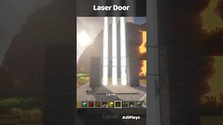 Beacon Laser Gate ⚡️⚡️ Minecraft Tips minecraft shorts gaming short [upl. by Lazor983]