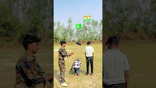 Indian army salute kon jada pavarfull hai youtubeshorts indianarmy trendingshorts comedy [upl. by Veal]