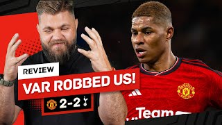 Sick of these referees Man Utd 22 Spurs Reaction [upl. by Nivart574]