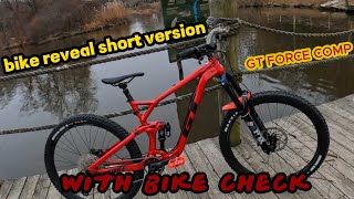 MY NEW GT FORCE COMP 29” LG MTB REVEAL VIDEO  SHORT VERSION [upl. by Ahearn]