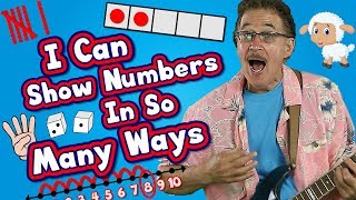 I Can Show Numbers In So Many Ways  Math Song for Kids  How to Represent Numbers  Jack Hartmann [upl. by Raknahs]