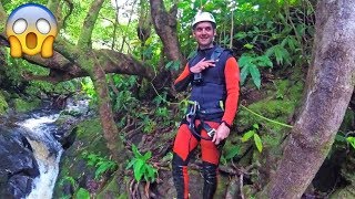 Flores Island AZORES BEST ACTIVITY CANYONING in the WILDERNESS  Azores Portugal [upl. by Katherina]