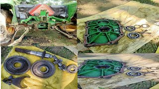 John deere pto bearing replacement  john deere tractor pto problems john deere pto oil seal replac [upl. by Eimaj]