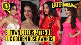 BTown Celebs At Lux Golden Rose Awards 2018 [upl. by Nylinnej]