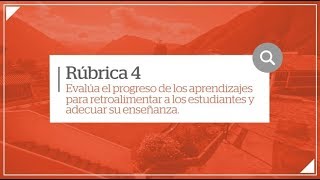 Rúbricas de observación de aula 4  Ministerio de Educación [upl. by Dyanna839]