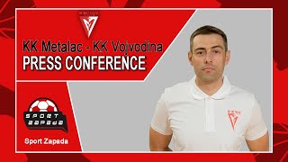 Konferencija za medije  KK Metalac  KK Vojvodina [upl. by Aihsyn]