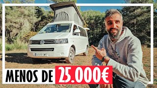 ✅Más BARATA que una California  Furgoneta Volkswagen Caravelle con cama de techo VW T5 camper 4x4 [upl. by Johnny]