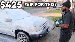 How Much Would You Charge For This Disaster Detail Hunters Mobile Detailing [upl. by Nitaf]