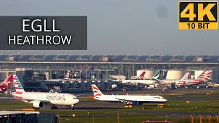 London Heathrow Airport EGLL Plane Spotting BA A380 Heavy Rush Hour [upl. by Akcimahs]