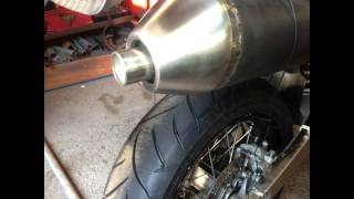 DRZ400 Exhaust mod of standard pipe [upl. by Hoeve]