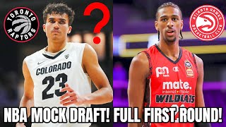 NBA Mock DRAFT Full First Round NBA Mock Draft Analysis [upl. by Ellerrehs]