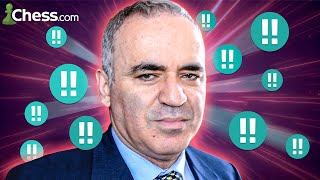 La MEJOR partida de GARRY KASPAROV  Análisis de Partidas de Ajedrez [upl. by Lovel]