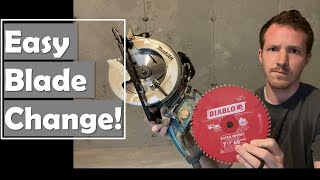 How to Change a Makita Circular Saw Blade  Easy Circular Saw Blade Change Out [upl. by Cyprio143]