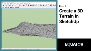 Creating a 3D Terrain in SketchUp using Elevation Data [upl. by Elleahcim]