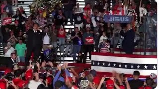 How Great Thou Art At The Trump Rally [upl. by Nnewg]